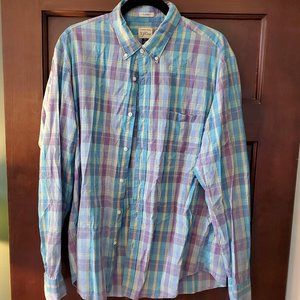 J Crew Men's casual button down shirt